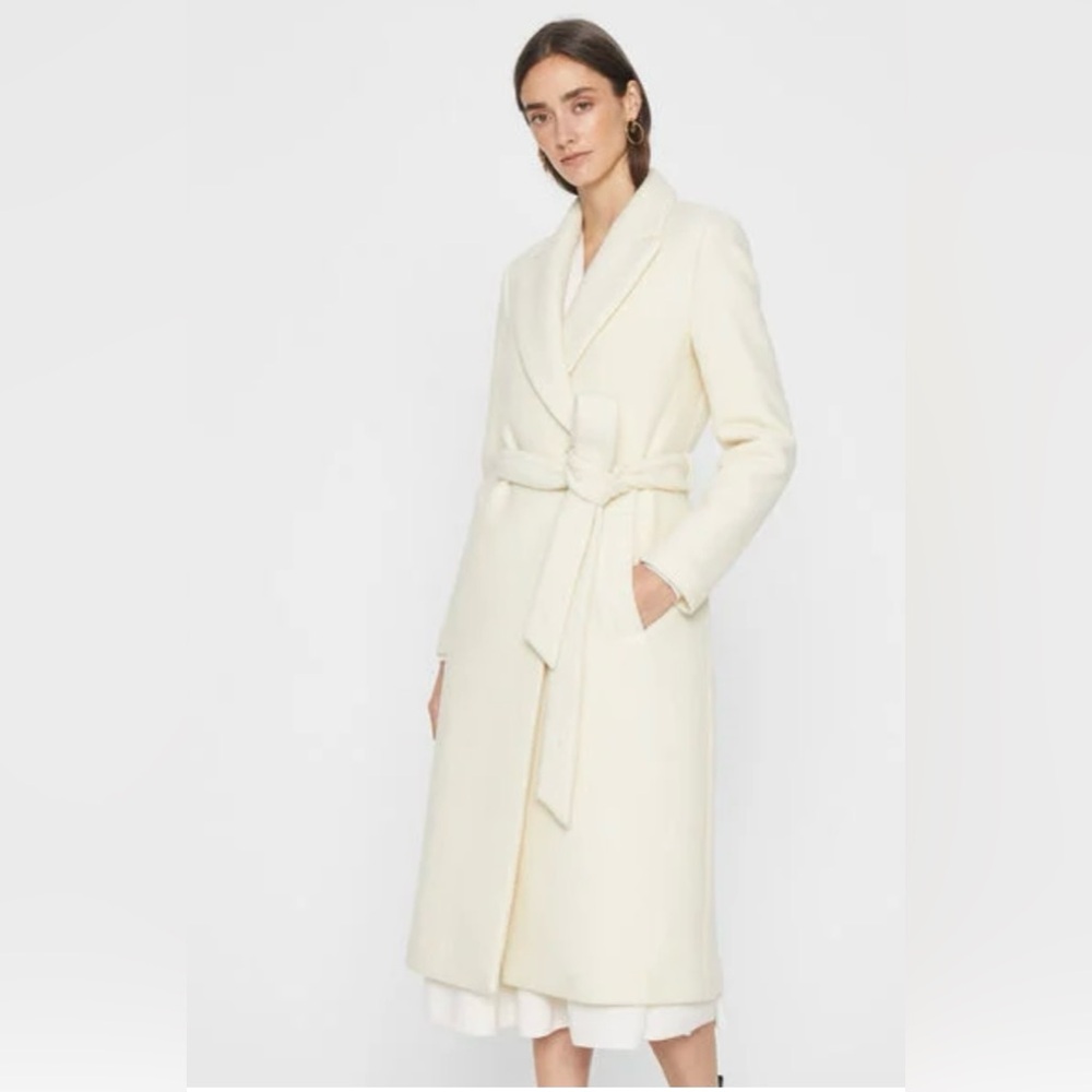 Club Mónaco slim belted coat